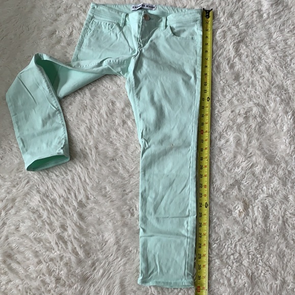 Express mint green cropped leggings jeggings 2 - Picture 11 of 11